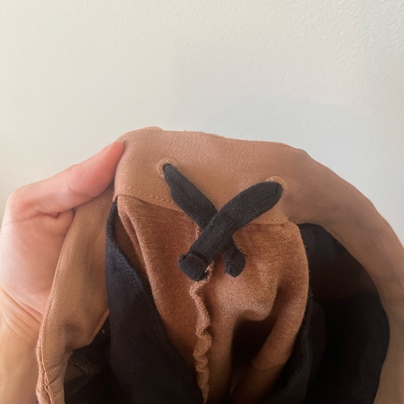 Everlane The Dream Pant Cropped Relaxed Trouser Sweatpants in Heathered Auburn - Picture 6 of 8